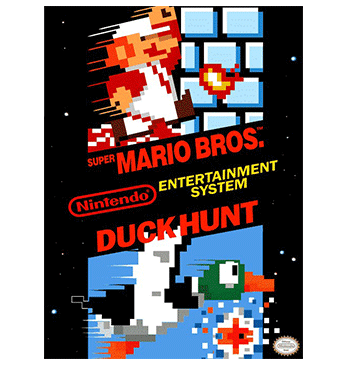 Super Mario bros and duck hunt